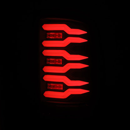 AlphaRex 07-13 GMC Sierra 1500/07-14 2500/3500HD (No Classic/Dually) Luxx-Series LED Tail Lights Blk 630060 *Discontinued
