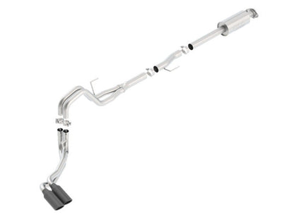 Borla 15-16 Ford F-150 3.5L EcoBoost Ext. Cab Std. Bed Black Chrome CB Exhaust ATAK Truck Side Exit 140619BC