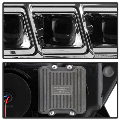 Spyder 16-20 Toyota Tacoma Halogen Model Only High-Power LED Headlights - Chrome PRO-YD-TT16HALAP-C 5088369
