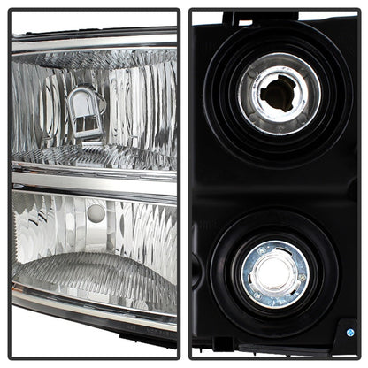 SPYDER Xtune GMC Sierra 07-13 Crystal Headlights Chrome HD-JH-GSIE07-AM-C 9034756