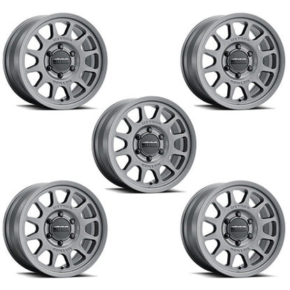 Ford Racing 21-23 Bronco (Excl Bronco Raptor) 17x8.5 Method Matte Gray Wheel Kit M-1007K-M1785G