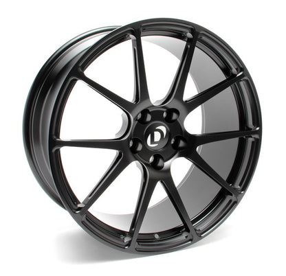 Forgeline GA1R Performance Wheel Set - 2006-2010 BMW M5/M6 Front: 20 x 9 - Rear: 20 x 10 - Black - Dinan Center Caps - E60/E63/E84
