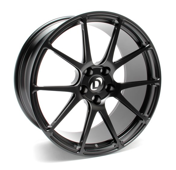 Forgeline GA1R Performance Wheel Set - 2008-2013 BMW M3 Front: 19 x 9 - Rear: 19 x 10 - Black - Dinan Center Cap - E90/E92/E93