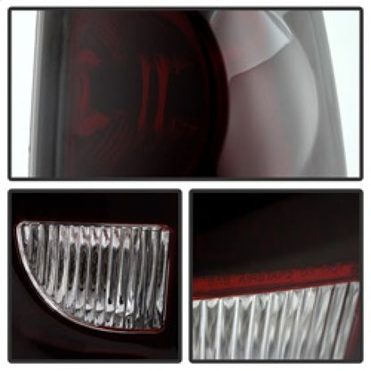 SPYDER Xtune Chevy Silverado 1500-2500-3500 03-06 OEM Style Tail Lights Red Smoked ALT-JH-CS03-OE-RSM 9026355