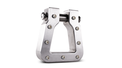 Body Armor 4x4 Mega D-Ring Machined Silver Single 5141-M