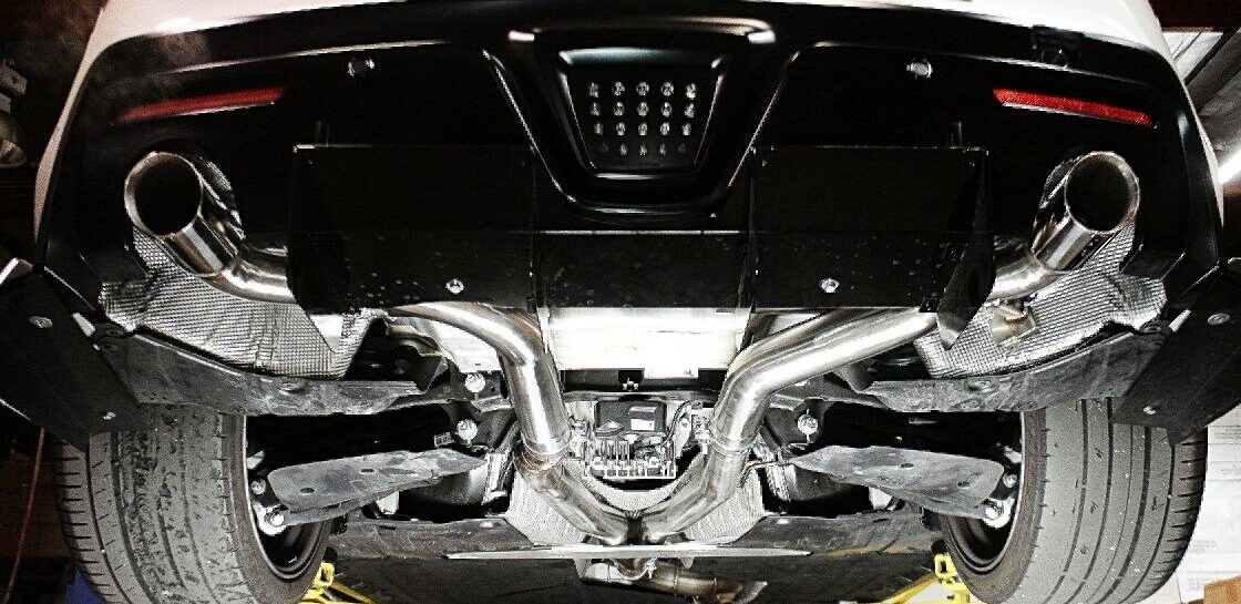 Megan Racing OE-Type Dual Exit Cat-Back Exhaust for Toyota Supra 3.0L (2019-2026)