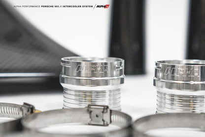 AMS Performance Porsche 997.1TT Alpha Intercooler System (For Stock Framed Turbos) ALP.09.09.0001-2