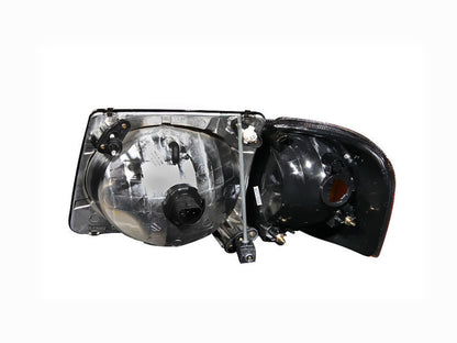 Anzo 2001-2005 Ford Explorer Crystal Headlights Black