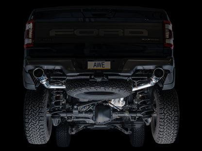AWE Tuning AWE Gen 3 Raptor SwitchPath Exhaust  - Chrome Silver Tips 3025-32356