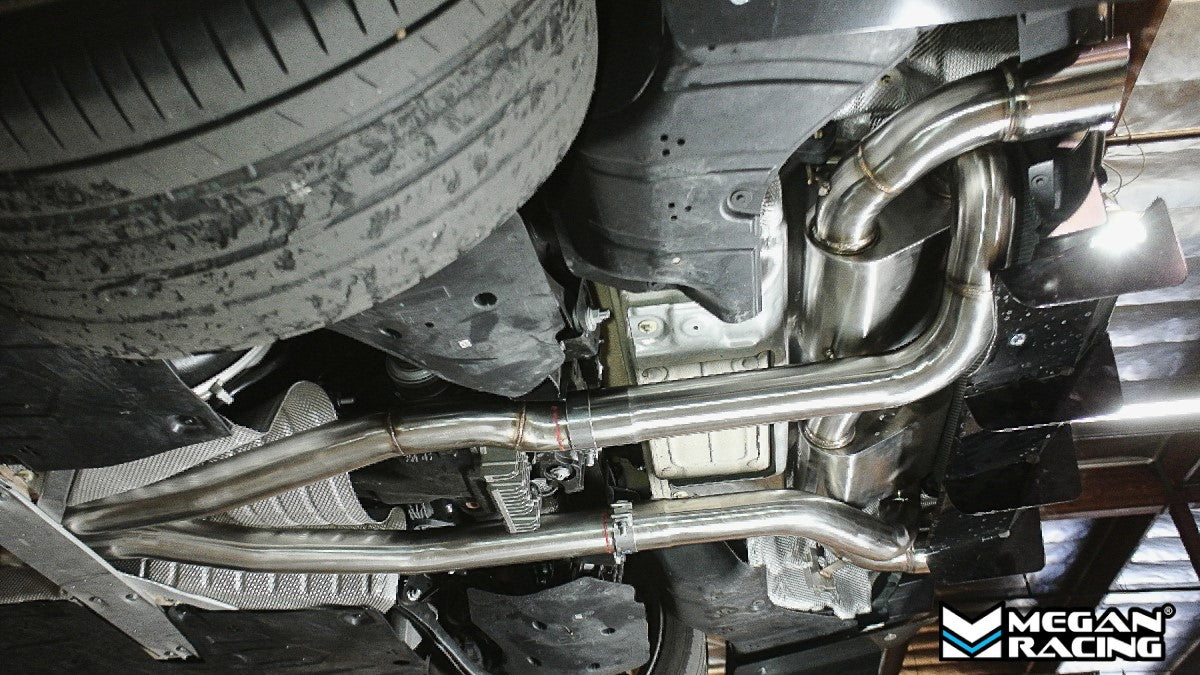 Megan Racing OE-Type Dual Exit Cat-Back Exhaust for Toyota Supra 3.0L (2019-2026)