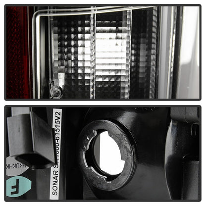Spyder Ford F150 15-17 Light Bar LED Tail Lights (Not Compatible w/ Rear Blind Spot) - Black 5085948