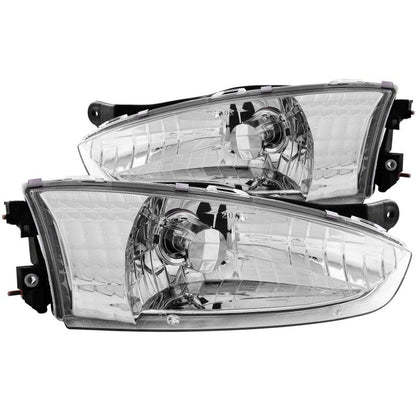Anzo 1997-2002 Mitsubishi Mirage Crystal Headlights Chrome