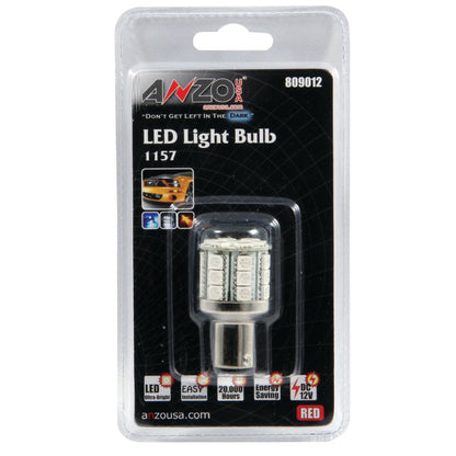 Anzo Tail Light Bulb - LED; 1157 28-LED; Red; Single