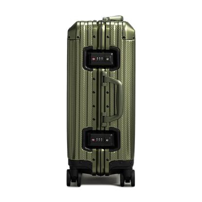 TREVA Aluminum Suitcase Army Green