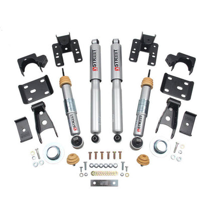 Belltech LOWERING KIT 16.5-17 Chevy Silverado All Cabs 4WD 2inF/2inR 1018SP