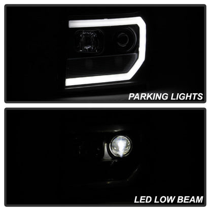 Spyder GMC Sierra 1500/2500/3500 07-13 Denali 08-13 LED Headlights Blk PRO-YD-GS07V2PL-BK 5087522
