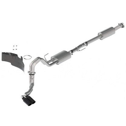 Ford Racing 21-22 F-150 2.7L/3.5L/5.0L Side Exit Sport Exhaust - Black Tips M-5200-FSBS