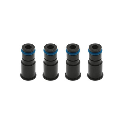 BLOX Racing 14mm Adapter Top (1in) w/Viton O-Ring & Retaining Clip (Set of 4) BXEF-AT-14L-4