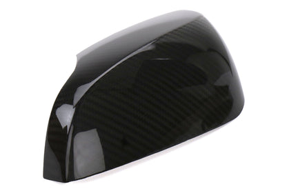 OLM Dry Carbon Fiber Mirror Covers (with Turn Signal Hole) - Gloss Carbon Fiber - 2015-2021 Subaru WRX / STI (With Turn Signal Holes)
