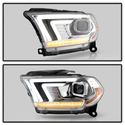Spyder Dodge Durango 11-13 Halogen Model Only Projector Headlights - Chrome PRO-YD-DDU11SI-C 5088277