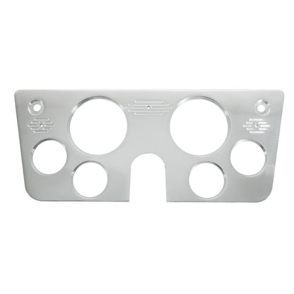 AutoMeter 67-72 GM Truck Billet Dash Panel - Tach/MPH Speedo/Oil Press/Water Temp/Volt - Cobalt 7045-CB