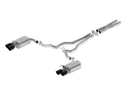 Ford Racing 2024 Mustang 5.0L Sport Active Cat-Back Exhaust - Black Tip M-5200-M5SB