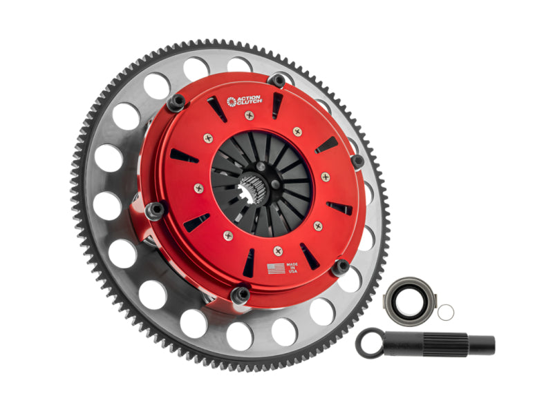 Action Clutch 90-92 Mitsubishi Eclipse 2.0L (4G63T) Turbo 7.25in Twin Disc Race Clutch w/Steel FW ACR-2254