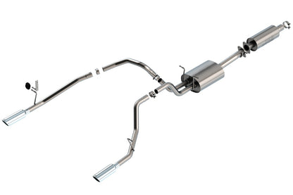 Borla 19-22 RAM 1500 3.6L V6 4DR 140.5/144.6/153.5 Wheel Base 2.25in S-Type Cat-Back Exhaust 140852