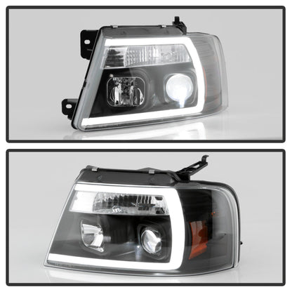 Spyder Ford F-150 04-08 High-Power LED Headlights - Black PRO-YD-FF15004PL-BK 5088161