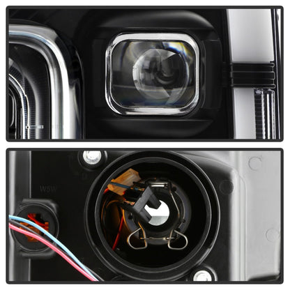 Spyder 17-18 Ford F250/F350/F450 Halogen Model Only -White Light Bar- Black- PRO-YD-FS17HALSI-BK 5087850