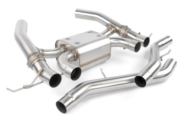 Dinan Valved Axle-Back Exhaust - 2021-2025 BMW M3/M4 Stainless Steel - Polished Tips - G80/G82/G83