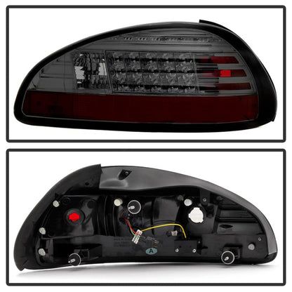 Spyder Pontiac Grand Prix 97-03 LED Tail Lights Smoke ALT-YD-PGP97-LED-SM 5007179
