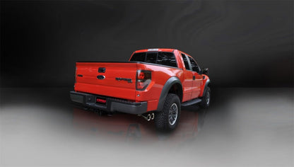 Corsa Performance 10 Ford F-150 Raptor 5.4L V8 Polished Sport Cat-Back Exhaust