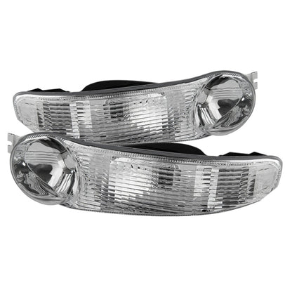 SPYDER Xtune GMC Sierra Denali 00-06 Bumper Lights Clear CBL-GD00-C 9027086