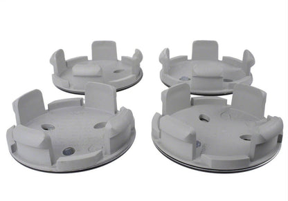 Ford Racing Ford Car Black & Chrome Wheel Center Cap Kit - Satin M-1096K-BCS
