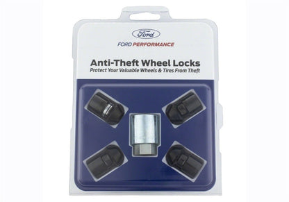Ford Racing M12 x 1.5 Black Security Lug Nut Kit - Set of 4 M-1A043-B