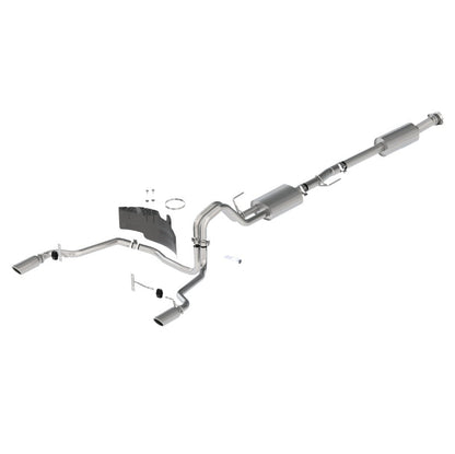 Ford Racing 21-22 F-150 2.7L/3.5L/5.0L Rear Exit Sport Exhaust - Chrome Tips M-5200-FSCR