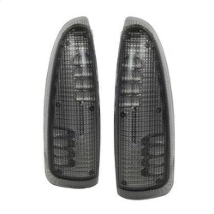 SPYDER xTune Ford Superduty F250-F650 03-07 Amber LED Mirror Signal Lens - Smoke ACC-LED-FDSD99-MR-SM 9924729