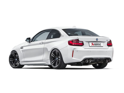 Akrapovic 16-17 BMW M2 F87 (Excl M2 Competition) Evolution Line Cat Back (Titanium) w/Carbon Tips ME-BM/T/8H
