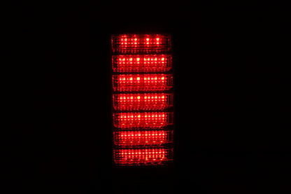 Anzo 2003-2009 Hummer H2 LED Tail lights Red/Clear
