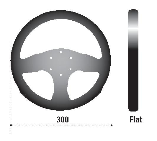 Sparco Steering Wheel 300 Suede Black