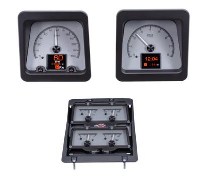 GAUGE PANEL SILVER
