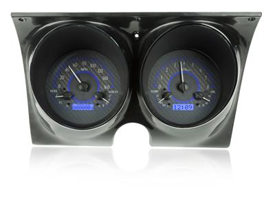 CARBON FIBER BLUE DISPLAY