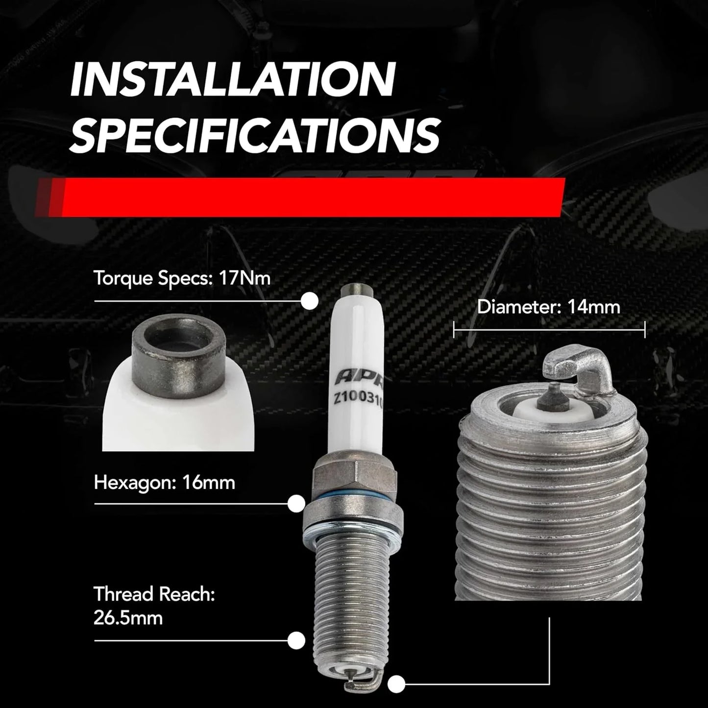 APR Ignition Coil & Spark Plug Kit (2.5T EA855.2 5-cylinder engines)