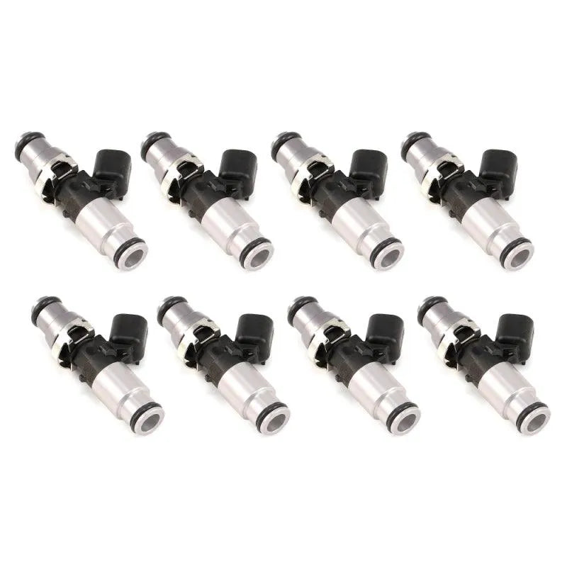 Injector Dynamics 1340cc Injector  Hemi 5.7/6.4/6.1L - 60mm Length - 14mm Grey Top - Blue Bottom Adaptor (Set of 8)
