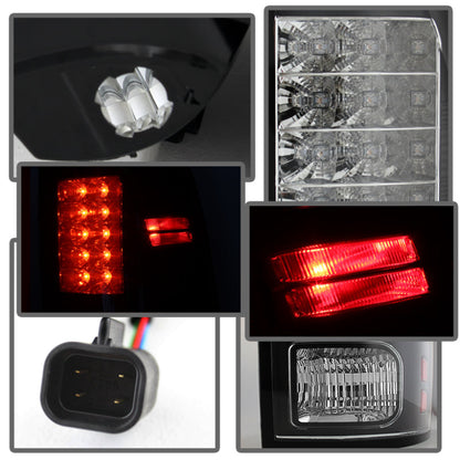 Spyder Dodge Ram 1500 13-14/Ram 2500 13-14 LED Tail Lights LED Model only - Blk ALT-YD-DRAM13-LED-BK 5077530