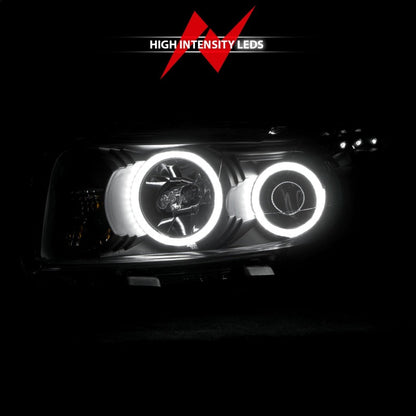 Anzo 2008-2010 Scion Xb Projector Headlights w/ Halo Black
