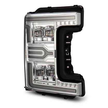 AlphaRex 17-19 Ford F-250/350/450/550 Super Duty NOVA-Series LED Proj Headlights Chrome w/SS & SBDRL 880347 *Discontinued