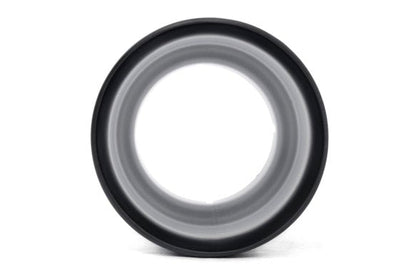 Dinan Double-Walled 4" Clamp-On Exhaust Tip (Black Ceramic) Black - 4" Outlet, 2.75" Inlet