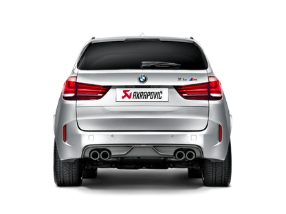 Akrapovic 15-17 BMW X5M (F85) Evolution Line Cat Back (Titanium) w/ Carbon Tips S-BM/T/1